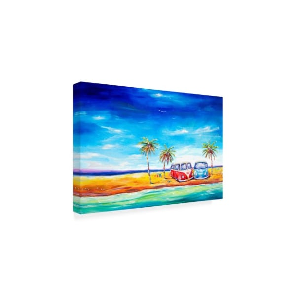 Deborah Broughton 'Surf Summerluvn 2' Canvas Art,16x24